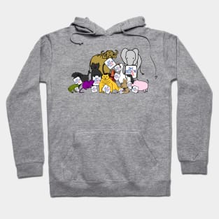 Cute Animals Support Joe Biden 2024 Hoodie